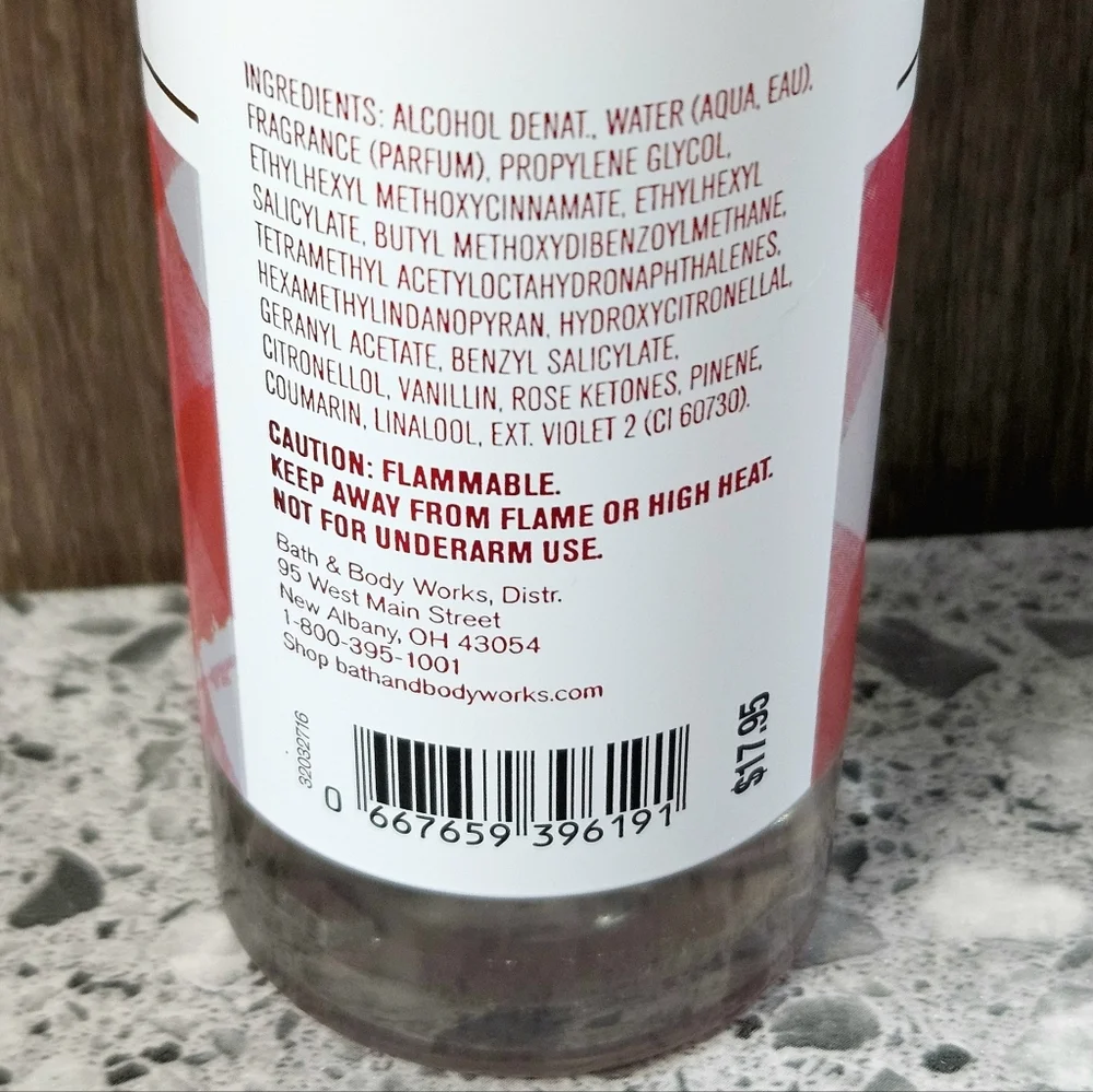 Bath & Body Works GINGHAM LOVE Fine Fragrance Body Mist NEW MSRP $17.95